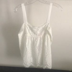 White Cami lace top
